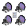 FLAT PAR CAN RGB 10 IR SET